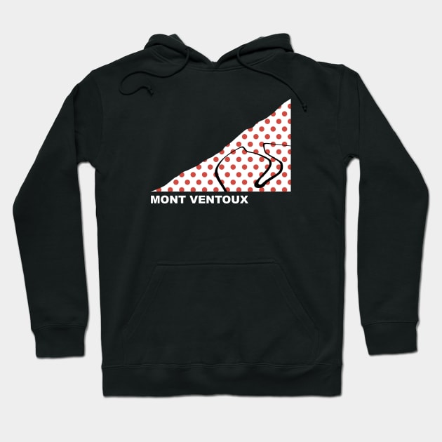 Mont Ventoux - KOM Hoodie by NeddyBetty